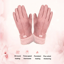 Load image into Gallery viewer, Rechargeable Heated Gloves with Touchscreen Index Fingers and 3 Heat Settings

