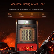 Load image into Gallery viewer, Compact Ceramic Space Heater with Flame Effect Light, Digital Display and 3-Second Heat Start
