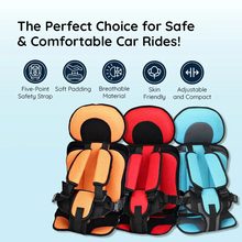 Load image into Gallery viewer, Child Car Seat Cushion with Five Point Harness and Breathable Mesh, Adjustable
