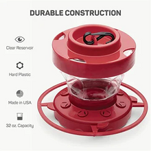 Load image into Gallery viewer, Hummingbird Feeder 16oz with Ant Moat and Eight Feeding Ports
