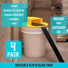 Load image into Gallery viewer, Automatic Bucket Lid Trap with Auto Reset Mechanism and Ladder Bait System
