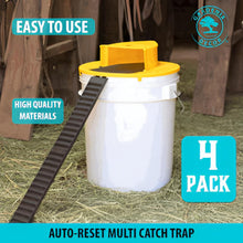 Load image into Gallery viewer, Automatic Bucket Lid Trap with Auto Reset Mechanism and Ladder Bait System
