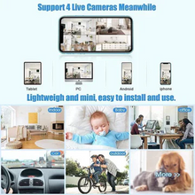 Load image into Gallery viewer, Compact Home Security Camera with Night Vision and Two Way Audio

