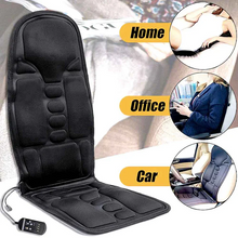 Load image into Gallery viewer, Vibration Massage Chair Pad with Heated Back Support and 8 Massage Modes
