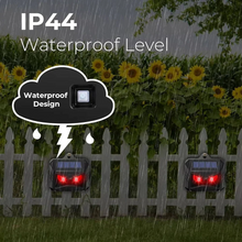Load image into Gallery viewer, Solar Ultrasonic Animal Repeller Set of 2 with Flashing LED Lights for Yard and Garden
