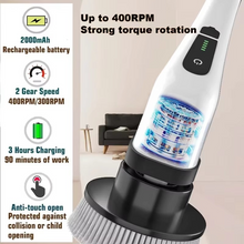 Load image into Gallery viewer, Cordless Electric Spin Scrubber Multipurpose Cleaning Brush for Kitchen, Bathroom, and Floor
