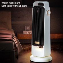 Load image into Gallery viewer, Compact Vertical Oscillating Ceramic Heater with Safety Protection for Home or Office

