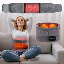 Load image into Gallery viewer, Infrared Heating Waist and Back Massager with Red Light and Vibration Therapy
