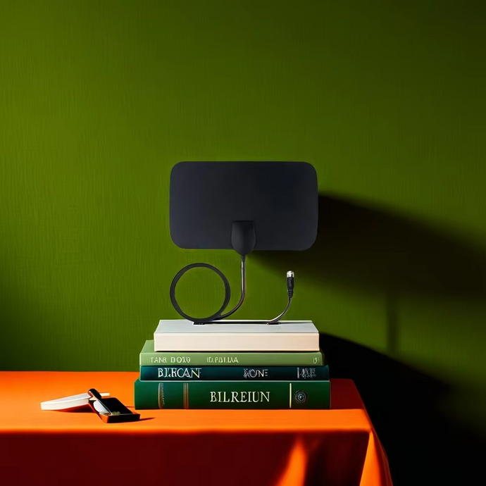 4K Digital TV Signal Receiver and Amplified HDTV Antenna for Indoor and Outdoor Use