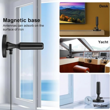 Load image into Gallery viewer, Long Range HDTV Digital Antenna with Magnetic Base and HD Cable for Indoor and Outdoor Use
