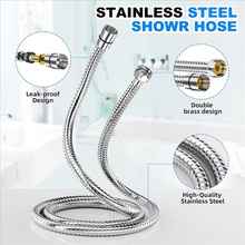 Load image into Gallery viewer, High Pressure Handheld Shower Head with 10 Spray Settings and Adjustable Brass Mount
