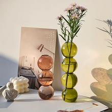Load image into Gallery viewer, Nordic Glass Bubble Vase Clear Hydroponic Planter for Modern Home and Desk Decor
