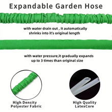 Load image into Gallery viewer, Expandable Magic Garden Hose with 7 Spray Functions and High-Pressure Water Gun
