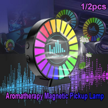 Load image into Gallery viewer, Aromatherapy Magnetic RGB Ambient Lamp with Air Freshener for Car or Room

