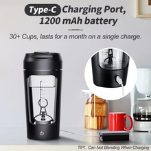 Load image into Gallery viewer, Electric Protein Shaker Bottle, 22oz USB Rechargeable Portable Mixer Cup for Smooth Shakes and Drinks
