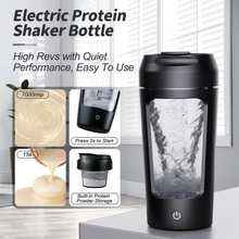 Load image into Gallery viewer, Electric Protein Shaker Bottle, 22oz USB Rechargeable Portable Mixer Cup for Smooth Shakes and Drinks
