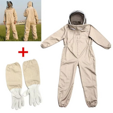 Load image into Gallery viewer, Professional Ventilated Full Body Beekeeping Suit with Protective Gloves
