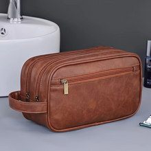 Load image into Gallery viewer, Portable Double Layer Toiletry Bag for Travel and Gym
