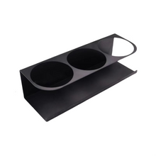 Load image into Gallery viewer, Magnetic Water Bottle and Mug Organizer for Refrigerator and Metal Surfaces Space Saving 8 lb Load Capacity
