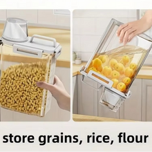 Load image into Gallery viewer, 2.5 Quart Airtight Food Storage Container with Lid for Grains Nuts Flour and Rice
