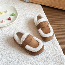Load image into Gallery viewer, Girls Cotton Winter Casual Shoes Soft Sole Non-slip Warm Everyday Footwear
