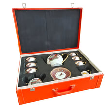 Load image into Gallery viewer, Elegant White Coffee Set with Golden Accents for Home or Cafe
