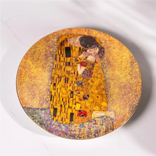 Load image into Gallery viewer, Luxury Bone China Coffee and Tea Set with The Kiss Art Design
