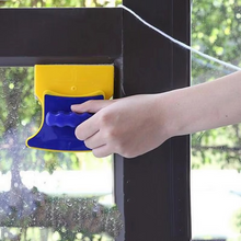 Load image into Gallery viewer, Double Sided Magnetic Glass Cleaner for Windows with Safety Rope
