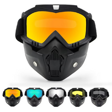 Load image into Gallery viewer, Dustproof Adjustable Motorcycle Goggles with Breathable Full Face Protection
