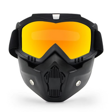 Load image into Gallery viewer, Dustproof Adjustable Motorcycle Goggles with Breathable Full Face Protection
