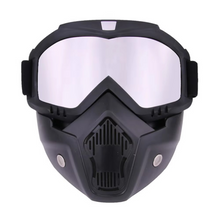 Load image into Gallery viewer, Dustproof Adjustable Motorcycle Goggles with Breathable Full Face Protection
