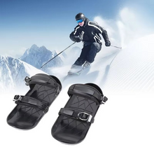 Load image into Gallery viewer, Adjustable Short Ski Skates for Adults Portable Snowblades for Winter Outdoor Sports
