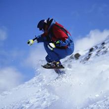 Load image into Gallery viewer, Adjustable Short Ski Skates for Adults Portable Snowblades for Winter Outdoor Sports
