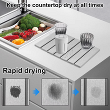 Load image into Gallery viewer, Quick Drying Diatom Mat for Bathroom and Kitchen
