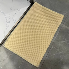 Load image into Gallery viewer, Linen Woven Bath Mat Quick Dry Super Absorbent Waffle Floor Mat
