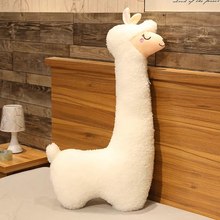 Load image into Gallery viewer, Giant 51 Inch Alpaca Plush Pillow Soft Stuffed Llama Toy
