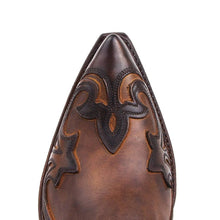 Load image into Gallery viewer, Womens Pointed Toe Western Boots with Embroidered Shaft and Cushioned Insole
