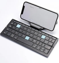 Load image into Gallery viewer, Foldable Bluetooth Keyboard with Magnetic Stand for Tablets
