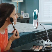 Load image into Gallery viewer, Flexible Gooseneck Makeup Vanity Mirror
