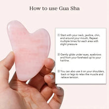 Load image into Gallery viewer, 2Pc Gua Sha Facial Stone and Jade Roller
