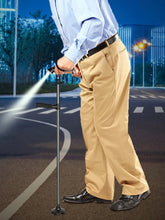 Load image into Gallery viewer, Folding Walking Stick With LED Light
