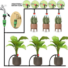 Load image into Gallery viewer, Drip Irrigation Kit with Digital Timer, Pressure Regulator and Adjustable Drip Heads
