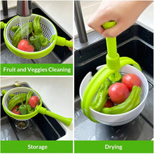 Load image into Gallery viewer, 2 in 1 Salad Spinner Colander
