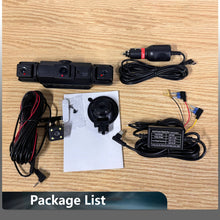 Load image into Gallery viewer, Four Camera Car Dash Cam with Infrared Night Vision and App Control
