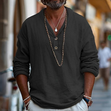 Load image into Gallery viewer, Men's Linen Shirt Popover
