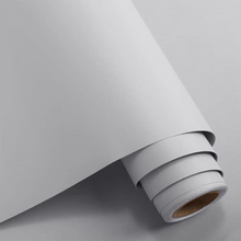 Load image into Gallery viewer, Pure Black Matte Waterproof Removable Self Adhesive Wallpaper for Walls and Furniture
