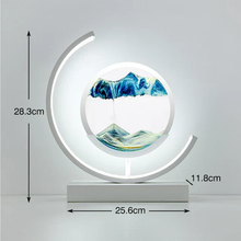 Load image into Gallery viewer, 3D Hourglass LED Lamp, Mesmerizing Sand Art for Home Decor
