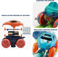 Load image into Gallery viewer, Glow in the Dark Flexible Race Track Set with Snap Together Pieces and a Detachable Body Car in 92 or 184 Pieces
