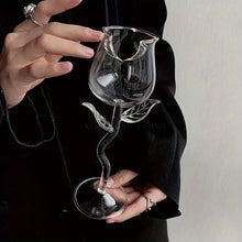 Load image into Gallery viewer, 2Pcs Rose Shaped Wine Glass
