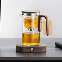 Load image into Gallery viewer, Glass Teapot with Built In Infuser and Water Separation System
